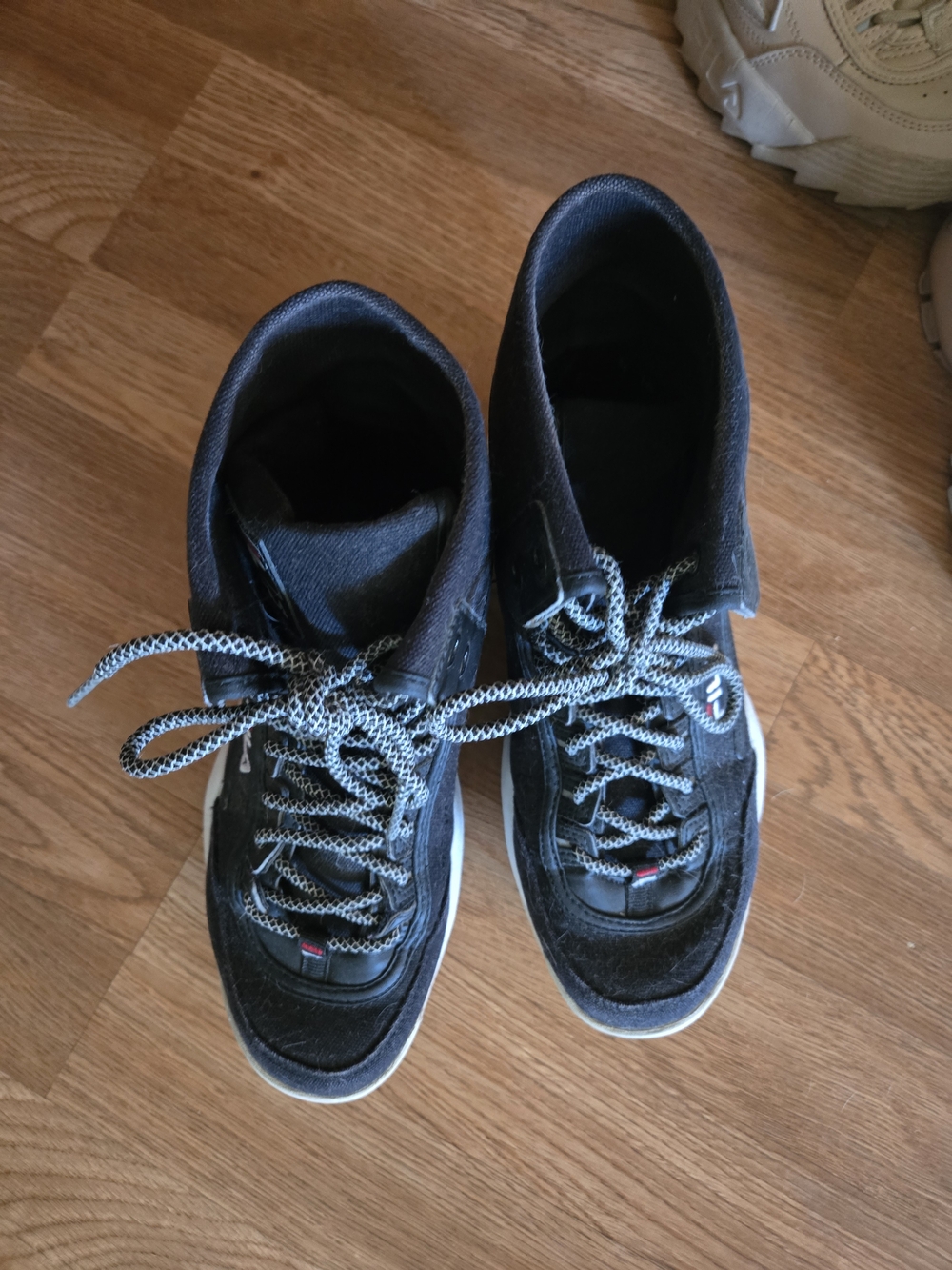 Black Fila Disruptors Ballistic
